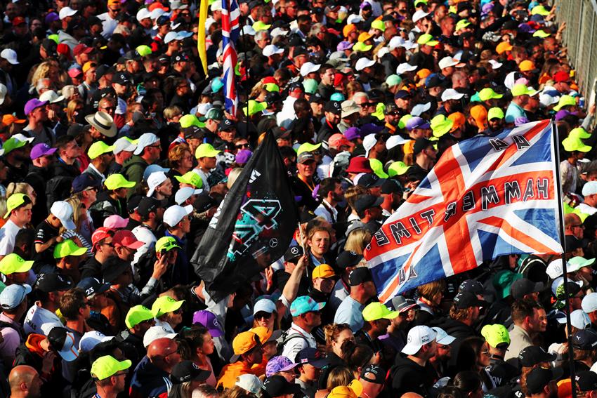 Silverstone England Fans